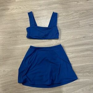 Reformation skort and top set